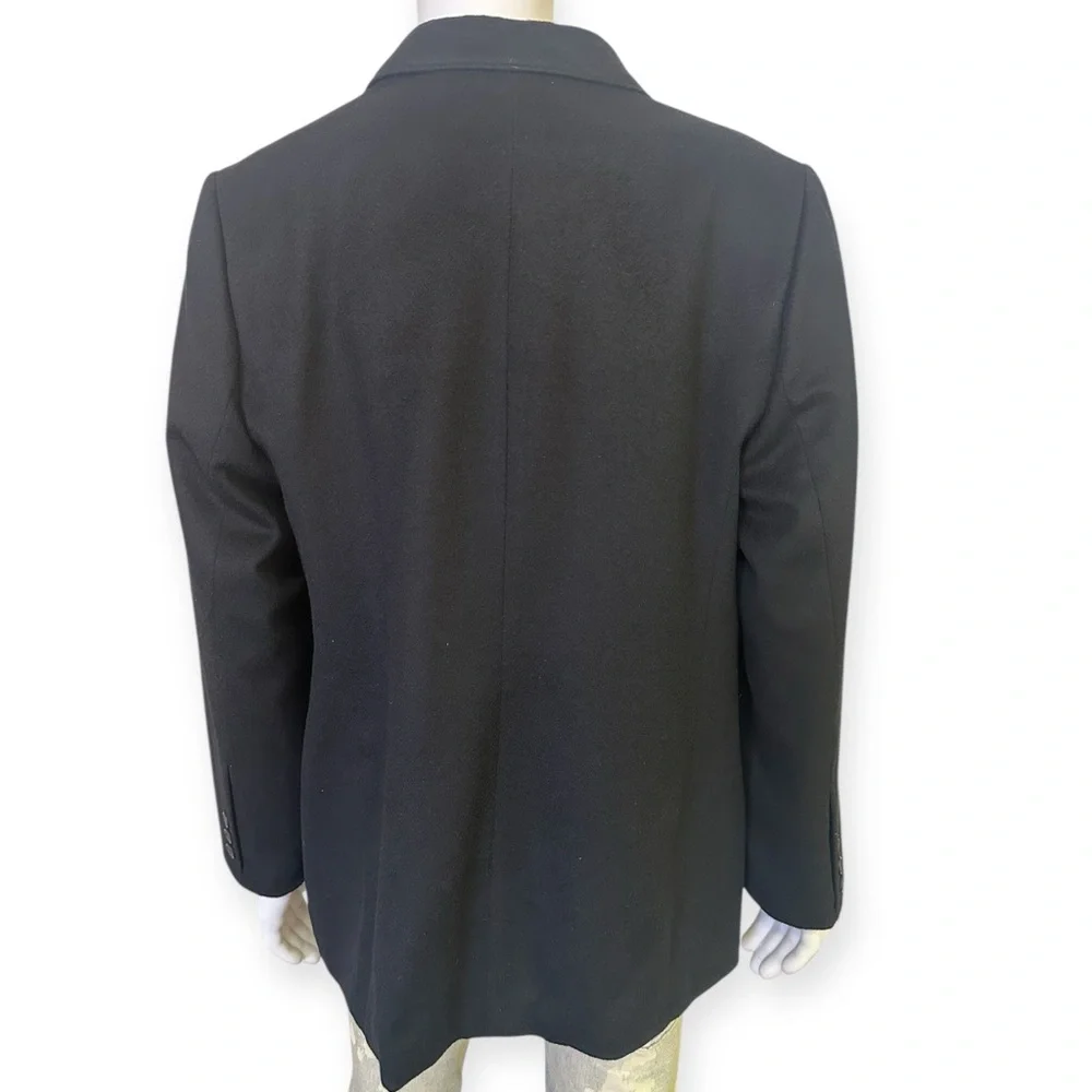 Classic Black Cashmere Blazer